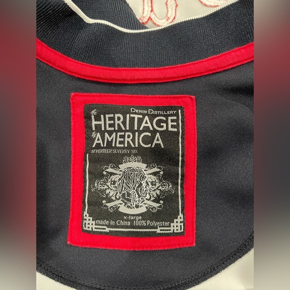 Black and Red Baseball Jerseys with Pinstripes - Picture 4 of 4